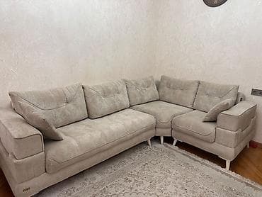 Künc divan, İşlənmiş, Açılan, Bazalı, Parça, Çatdırılma yoxdur