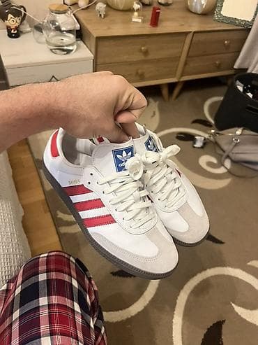 Krasofkalar və idman ayaqqabıları: Adidas Samba OG idman ayaqqabısı Orijinal - Model: Samba OG - Rəng: ağ — 8