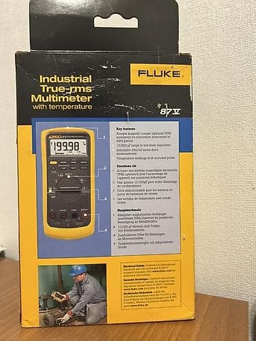 Bərkidici məhsullar: Multimetr, Fluke, Yeni, Rəqəmsal, Zəmanətsiz, Ünvandan götürmə, Pulsuz çatdırılma — 4