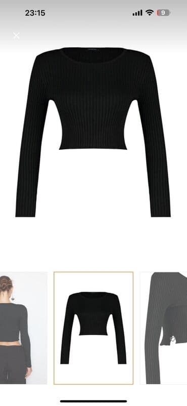 женские футболки и майки в полоску: Pudra-çəhrayı rəngdə qolsuz qadın topu (korset tipli). - Ön hissədə — 17