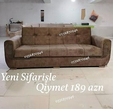 saloglu divan: Yeni, Klassik divan, 2 kreslo, Bazalı, Açılan — 3