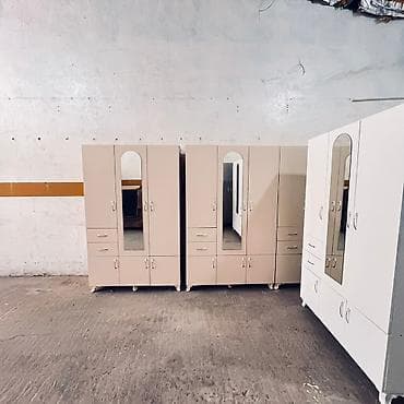 3 qapılı, Digər material, Açılan, Düz dolab