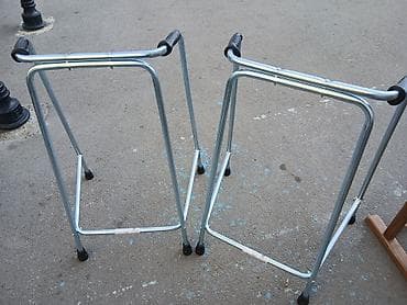 Yerimək üçün arabalar, çəliklər, əsalar, rollatorlar: Yürütəc – metal karkaslı, sabit dəstəkli model - Material: möhkəm — 4