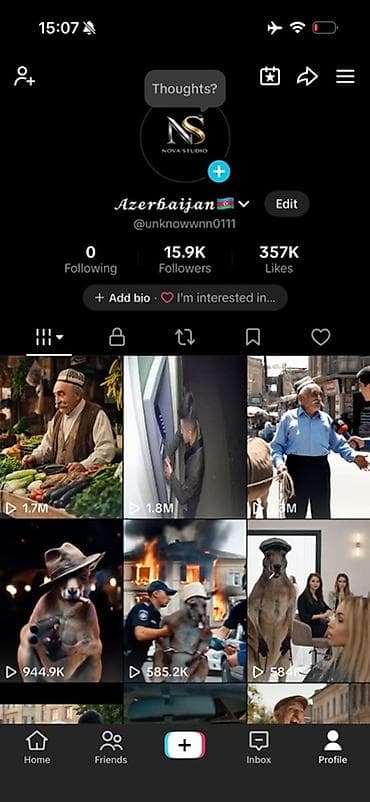 водитель в баку: Satılır: TikTok səhifəsi - Auditoriya: 16K izləyici - Bəyənmələr — 1