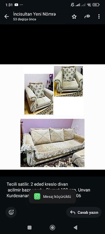 divan 150: Divan, 2 kreslo — 1