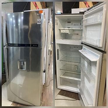 2 qapılı LG Soyuducu Satılır, rəng - Gümüşü, Dispenserli