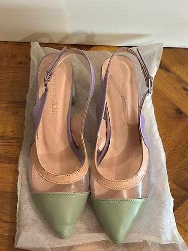 ayaqqabı 38: 4 dəfə geyinilib 45 manata alınıb Rəngli xanım tufliləri – açıq — 2
