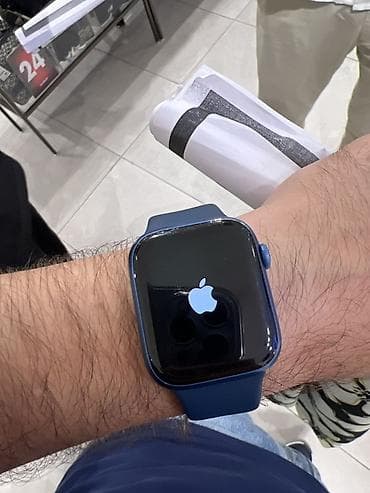 wp iphone: İşlənmiş, Smart saat, Apple, Sensor ekran, rəng - Mavi — 1