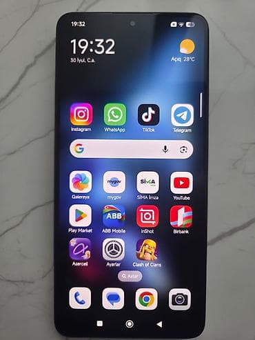 Xiaomi 256 GB, 
 Zəmanət, Barmaq izi, Simsiz şarj — 2