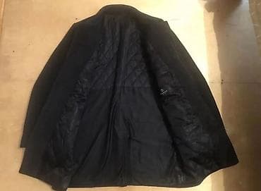 uzun kurtkalar kisi ucun: Palto, rəng - Qara — 2