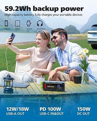 traktor lapetleri: PHILIPS 2300A Jump Starter 🔋 Philips Avtomobil Jump Starter – Güc — 4