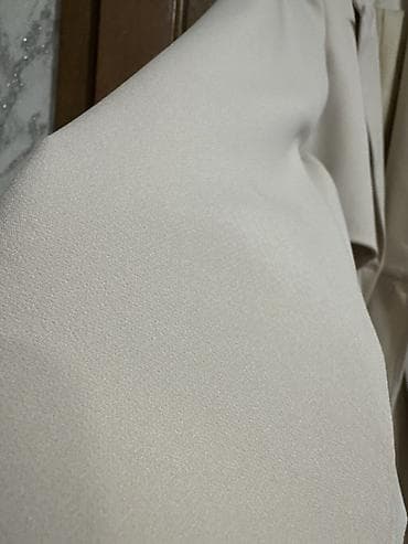 женский пуховик новый: MODA BESI qadın pencəyi - Rəng: krem/bej - Model: uzun, klassik ütülü — 2