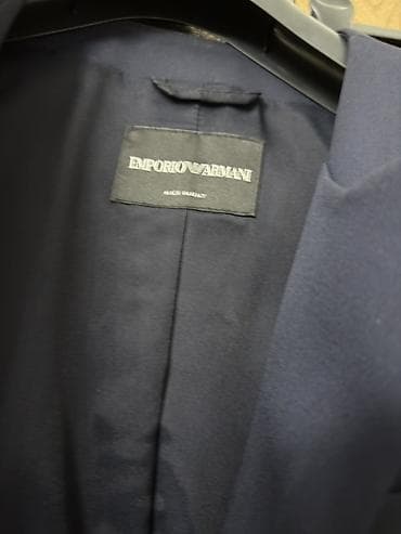 dəri şalvar: Emporio Armani qadın kostyumu – iki hissəli (bleyzer və şalvar) - — 3