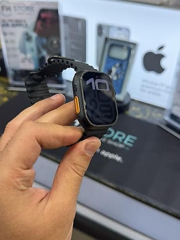 iphone 12 pro adapter: Apple Watch Ultra 2 Black Titanium Ideal veziyyetdedi. Xanim ishledib — 3