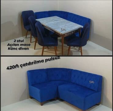 yazı masa: 🇹🇷Türk istehsalı Möhtəşəm ✨✨ Kuxna üçün stol stul dəsti 2 stul 1 — 17