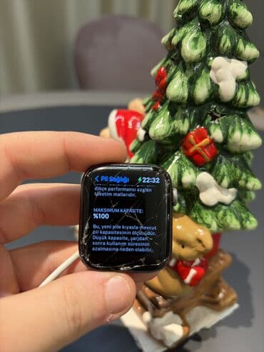 aple 17: İşlənmiş, Smart saat, Apple, Sensor ekran, rəng - Qara — 4