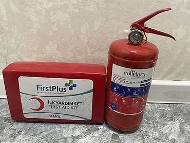 Yanğın təhlükəsizliyi və ilkin tibbi yardım komplekti Məhsullar: -