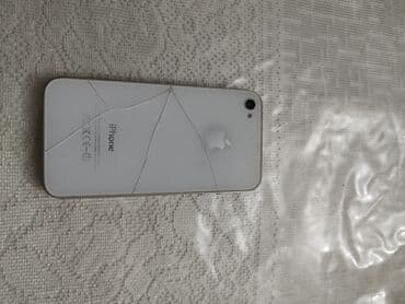 paltaryuyan hissələri: IPhone 4, < 16 GB, Ağ, Qırıq — 2