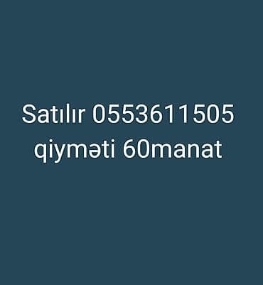 Satılır qiyməti 60manat 0553611505 — 1