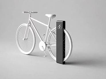 qapi ustu asmalar: Minimalist dizaynlı velosiped dayanacağı (bike rack). Park, yaşayış — 2