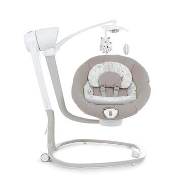 qidalandırmaq üçün uşaq stul yelləncək: Комплектация: Укачивающая электронная основа с двумя колесиками и — 3