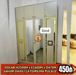 şifoner dolab: Yeni, Açılan, Düz dolab, Qarderob, paltar dolabı — 1