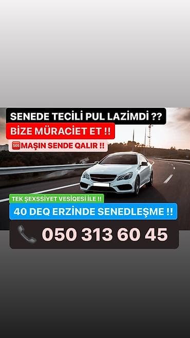 Avto lombard kredit girov maşın sizde qalır ✅Aylıq 2.3% lerle