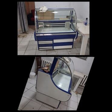 soyuducu maşın: Vitrin soyuducu - İşlək vəziyyətdə - Şüşəli ön panel, iki səviyyəli — 1