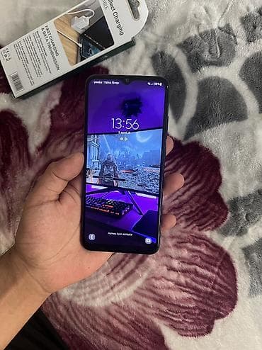 telefon a 32: Samsung Galaxy A02 S, 32 GB, rəng - Göy, İki sim kartlı — 4