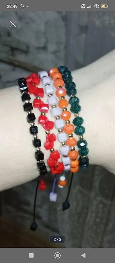 бумага для цветов: Əl işi qolbaqlar — 7