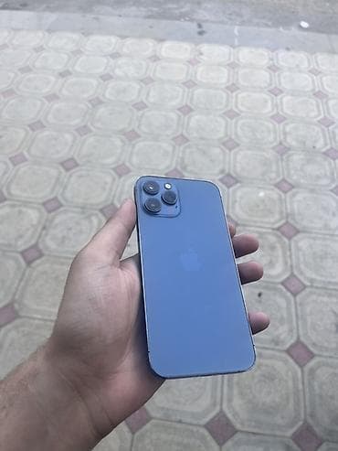 processor core i7: IPhone 12 Pro Max, 128 GB, Blue Titanium, Face ID — 2