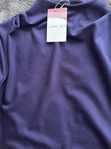 Jimmy Key qadın geyimi – tünd bənövşəyi don - Model: 23WE141492502 — 5