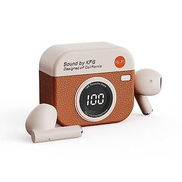 Simsiz (Bluetooth) Qulaqcıqlar, rəng - Bej — 1