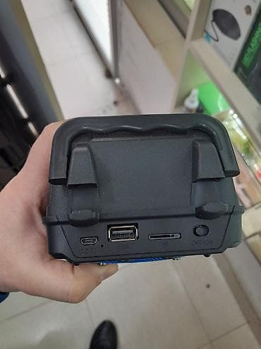 mp 3 player: Yeni Kolonka, Növ - Portativ, rəng - Mavi — 4