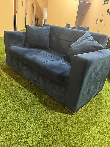işlenmiş stul: Mini-divan, İşlənmiş, Açılmayan, Bazasız, Vеlur parça, Çatdırılma yoxdur — 1