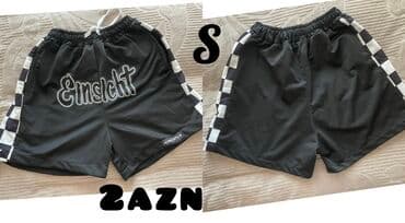 şalvar cins: Elastik belli və ayaq biləyində büzməli, rahat kəsimli karqo şalvar — 2