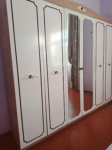 puflar: Yataq otağı mebel dəsti - Komplekt: ikinəfərlik çarpayı (yüksək — 4