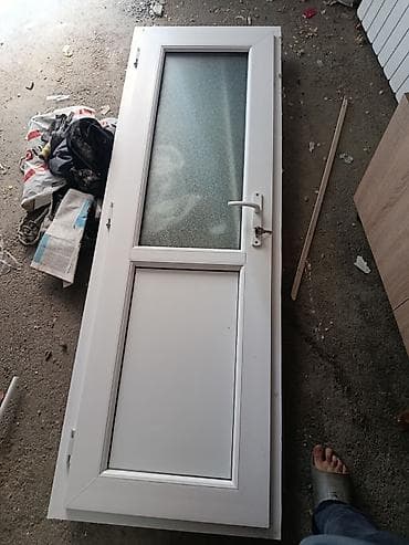 islenmis qapi satiram: PVC qapı paneli - Material: Ağ rəngli PVC (plastik) profil - Dizayn — 1