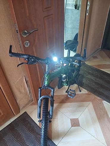 velosipedler: Stels Sport LU-600 qatlanan velosiped - Rəng: yaşıl/qaranlıq — 5