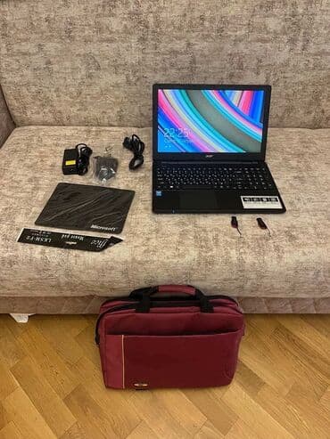 Acer notebook satılır. Üzərində maus, flaş, maus altlıq, çanta da lalafo.az -da Acer notebook satılır. Üzərində maus, flaş, maus altlıq, çanta da