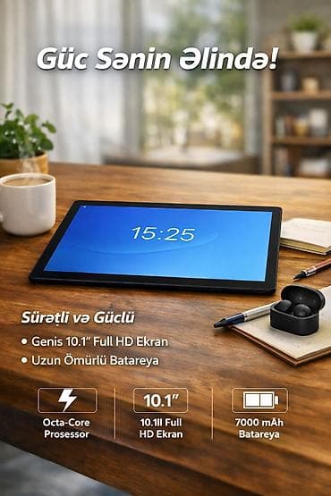 bluetooth qulaqciq: CRELANDER Android planşet + aksesuar dəsti Məhsulun tərkibi: - — 2