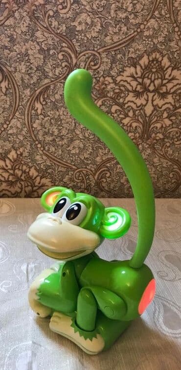 i̇nteraktiv oyuncaq itlər: Musiqili əyləncəli diqqət cəmləmək üçün oyuncaq. Meymun gezir baş ve — 7