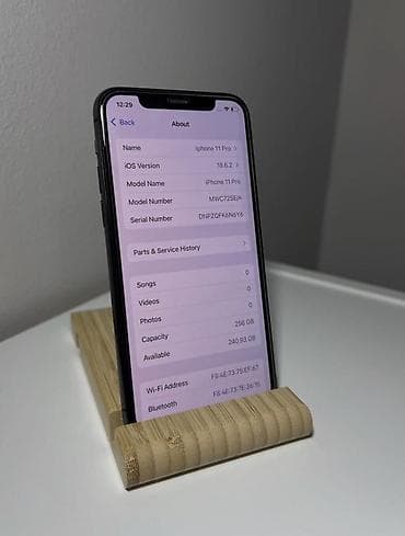 iphone 13 pro korpus: IPhone 11 Pro, 256 GB, Space Gray, Zəmanət, Kredit, Simsiz şarj — 9