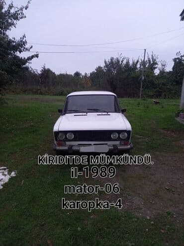 Lexus: Avtomobil: VAZ 2106 (klassik sedan, ağ rəng) İl: 1989 Mühərrik: “06” — 1