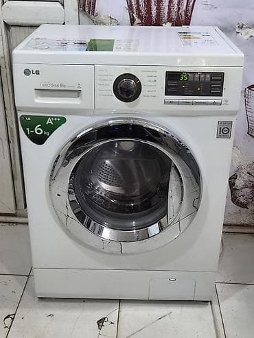paltar yuyan mawln: Paltaryuyan maşın LG, 6 kq, İşlənmiş, Avtomat, Qurutma var, Pulsuz çatdırılma, Ödənişli çatdırılma — 2