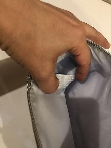 çant: Clarins kosmetik çantası original kosmetichka - Rəng: açıq boz-ağ — 7