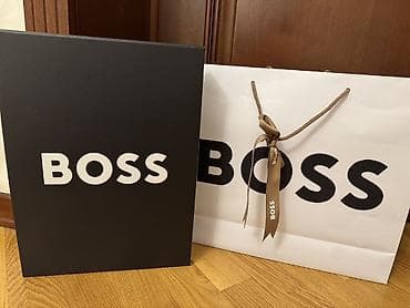 Digər kişi geyimləri: BOSS kişi köynəyi – açıq mavi rəng, klassik düyməli model. - — 3