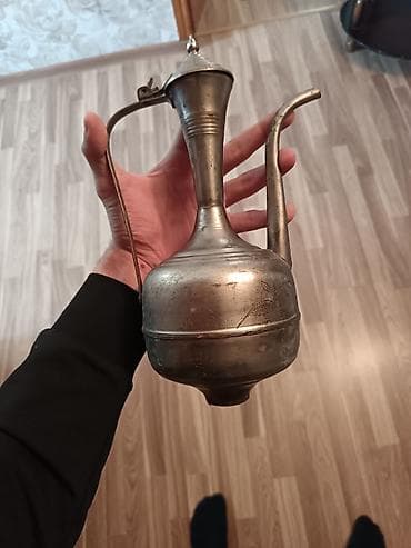 qedmi qablar: Rəng - Sarı, Metal — 1