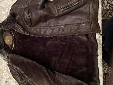 dəri godekce: Pencək, Naxışsız, XL — 3