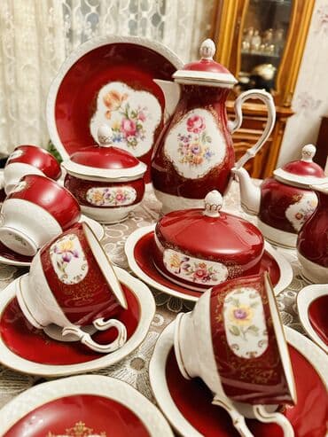 dəstlər: Satılır qedımı Germaniyanın çay servesi işenmeyib esl cehizlikdi — 2